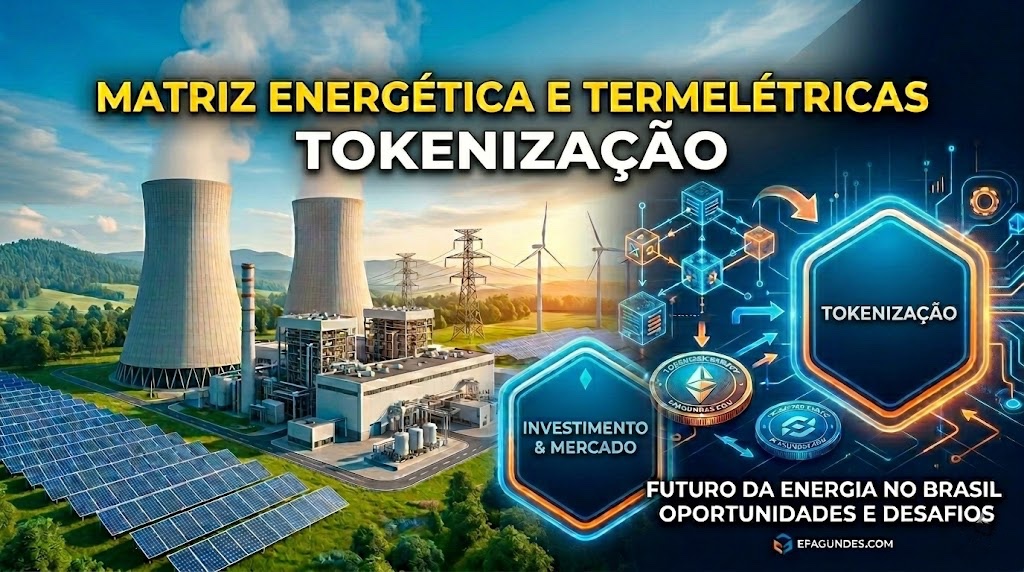 Matriz energética brasileira sob pressão com termoelétricas em alta e tokenização em discussão